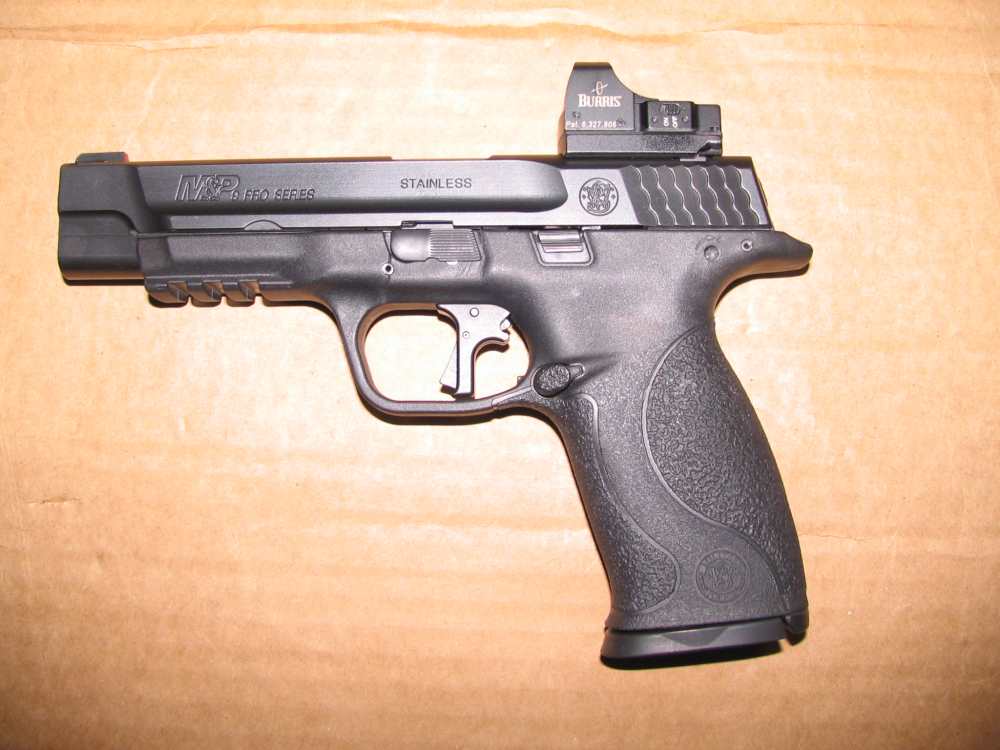Smith&Wesson M&P 9 Pro Burris RedDot, Apex Trigg. &Bbl. Ex Cond-img-0