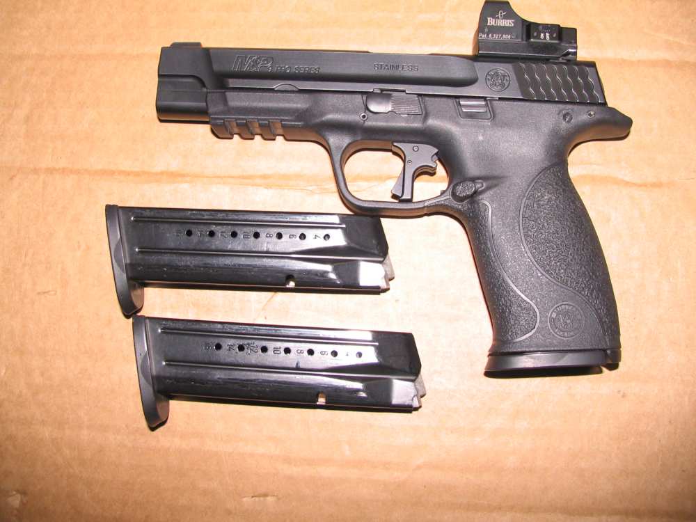 Smith&Wesson M&P 9 Pro Burris RedDot, Apex Trigg. &Bbl. Ex Cond-img-5