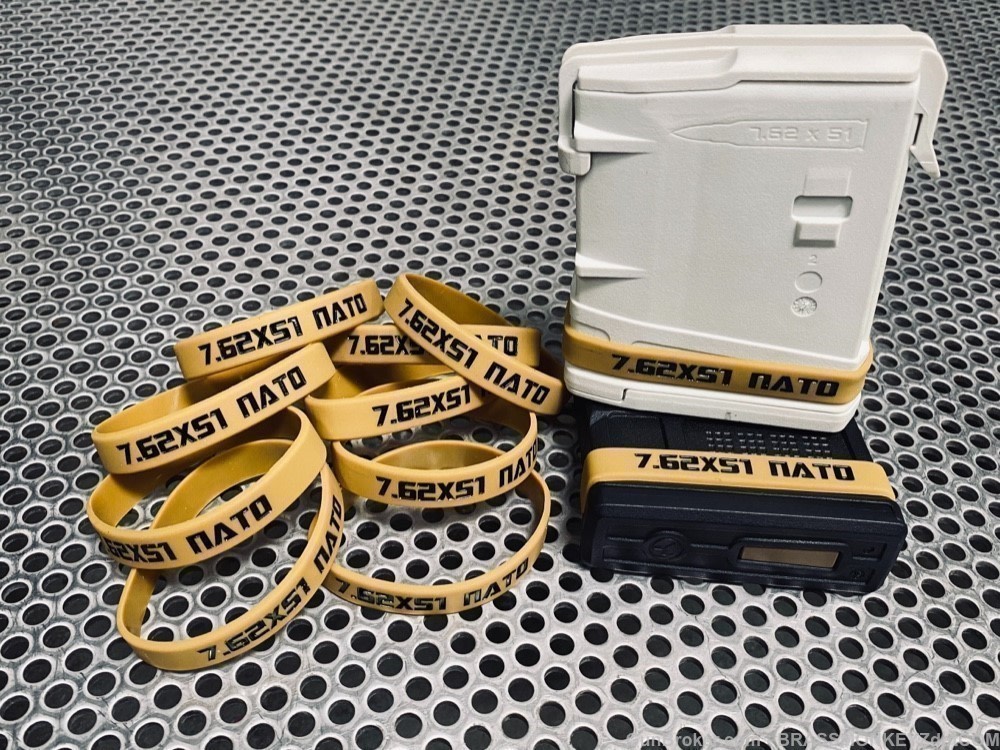 7.62 X 51 NATO Mag ID Bands (10 PACK) FREE SHIPPING!-img-0