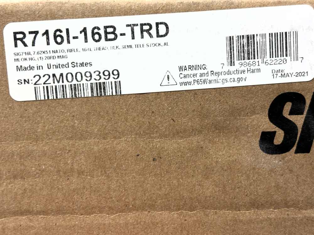 Factory New SIG 716I Tread 7.62 NATO Rifle No Reserve!-img-11
