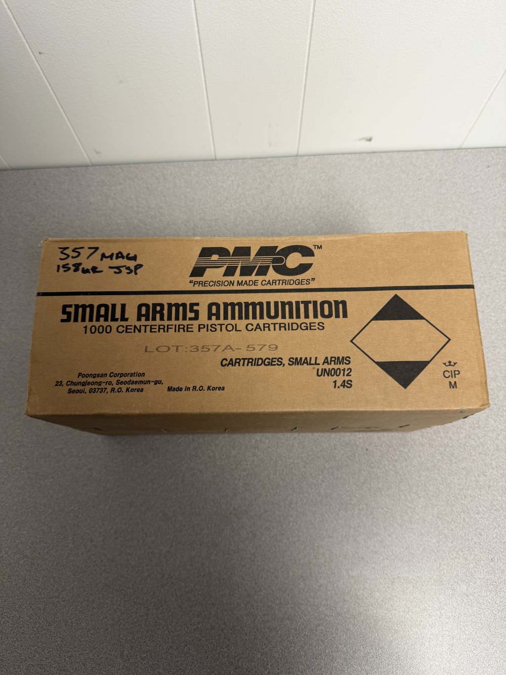 1000rds – 357 Magnum PMC Bronze 158gr. JSP Ammo-img-1