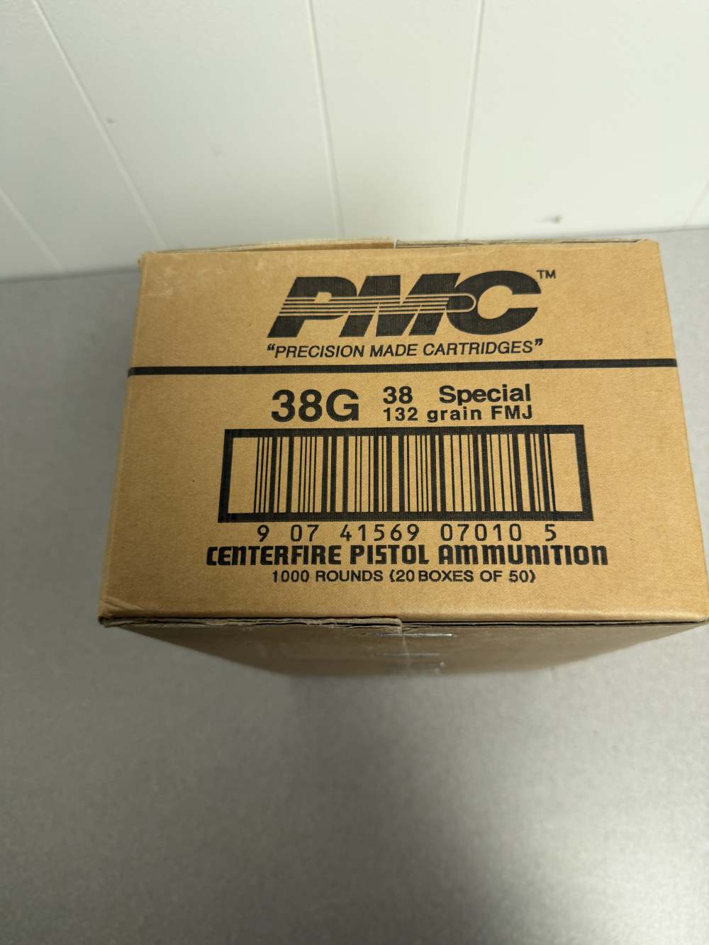 1000 Rounds PMC Bronze .38 Special, FMJ, 132 Grain, No CC Fee-img-0