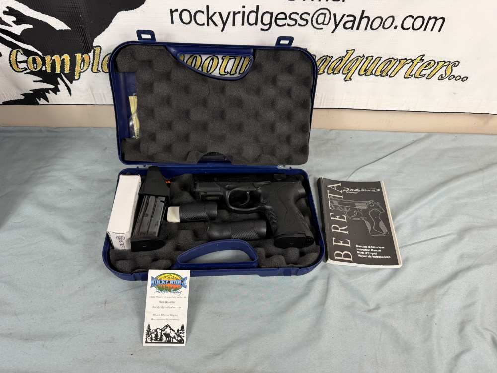 Beretta PX4 Storm 9mm Pistol + Extras! -img-0