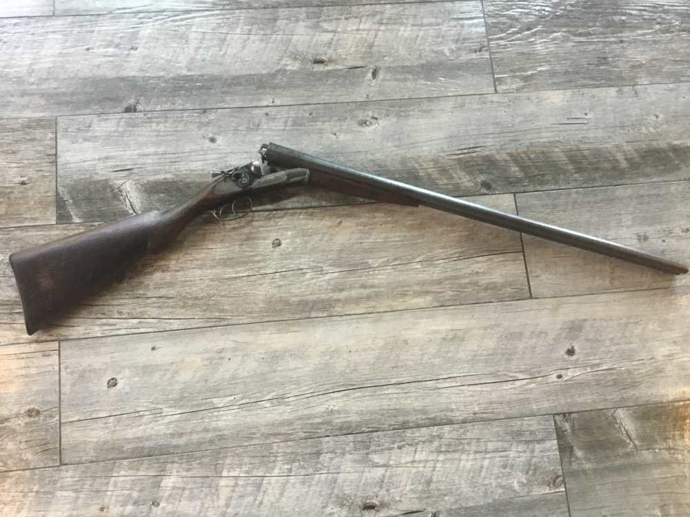 L.C. Smith 12 ga. Damascus Side by Side-img-2