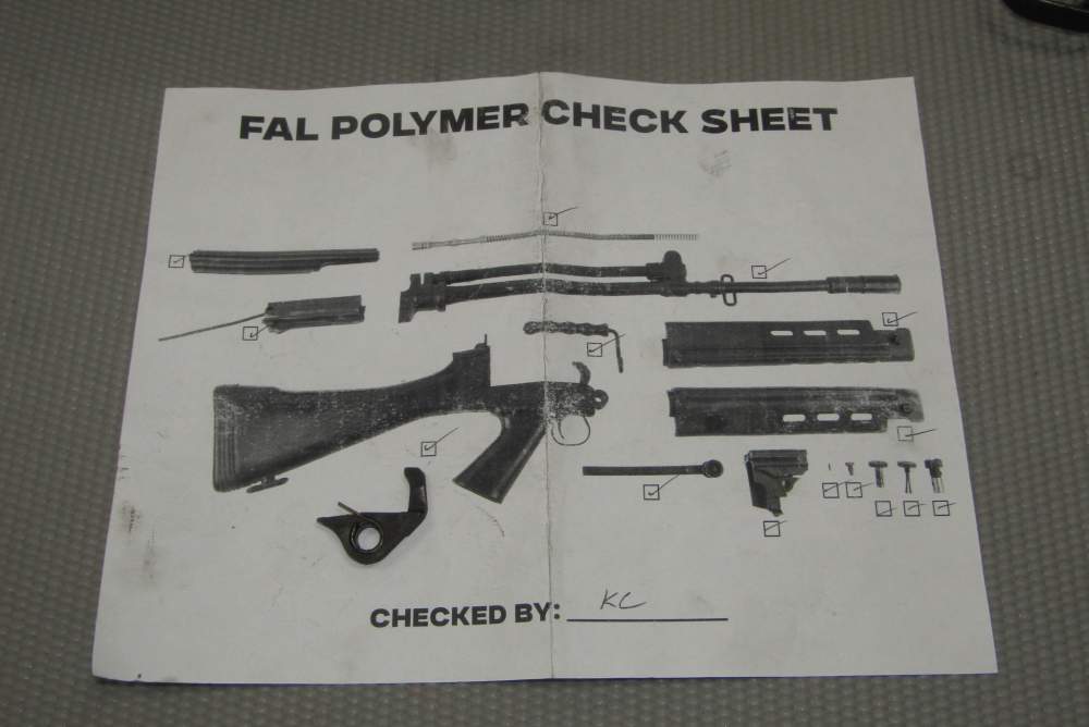 Lebanese FN FAL Matching Parts kit w/ Correct DS Arms Receiver & Magazine! -img-15