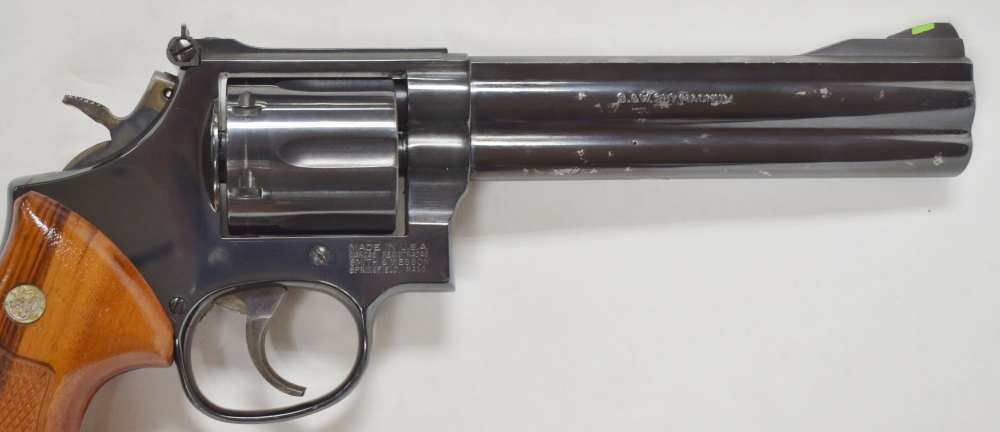 SMITH & WESSON MODEL 586-3 .357 MAGNUM 586 MFG 1990 BLUED PENNY SALE 6" NR-img-5