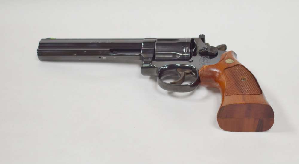 SMITH & WESSON MODEL 586-3 .357 MAGNUM 586 MFG 1990 BLUED PENNY SALE 6" NR-img-6