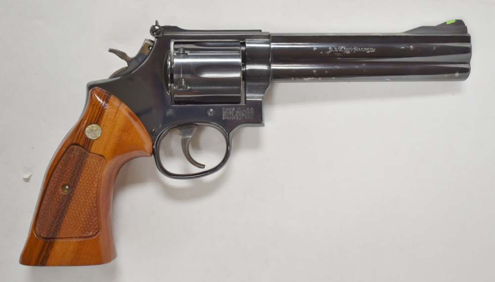 SMITH & WESSON MODEL 586-3 .357 MAGNUM 586 MFG 1990 BLUED PENNY SALE 6" NR-img-3