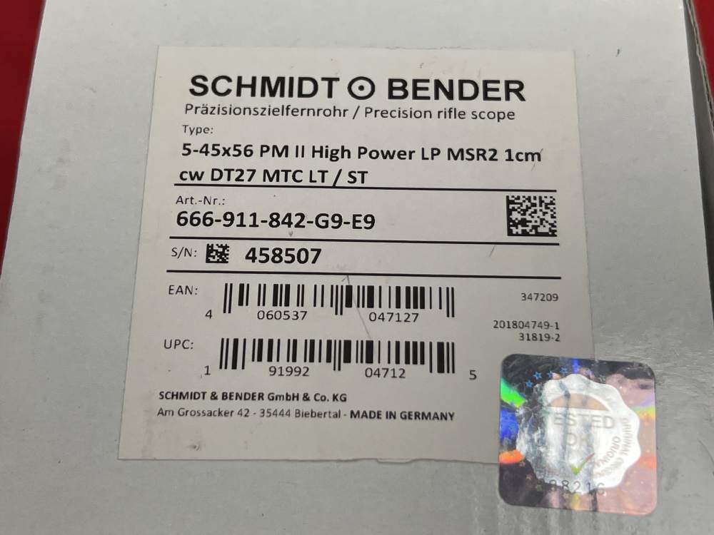 Schmidt & Bender 5-45x56 PM II High Power MSR2 DT27 CW-img-1