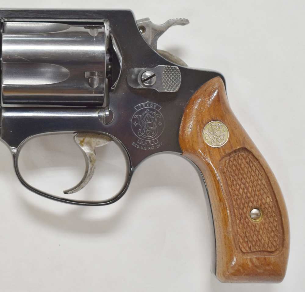 SMITH & WESSON MODEL 36 .38 SPECIAL S&W MFG 1987 2" BLUED CHIEFS PENNY SALE-img-2