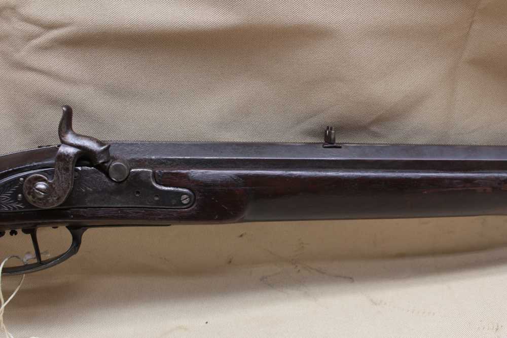 Antique John Walker Warranted trade Kentucky Rifle .54-img-5