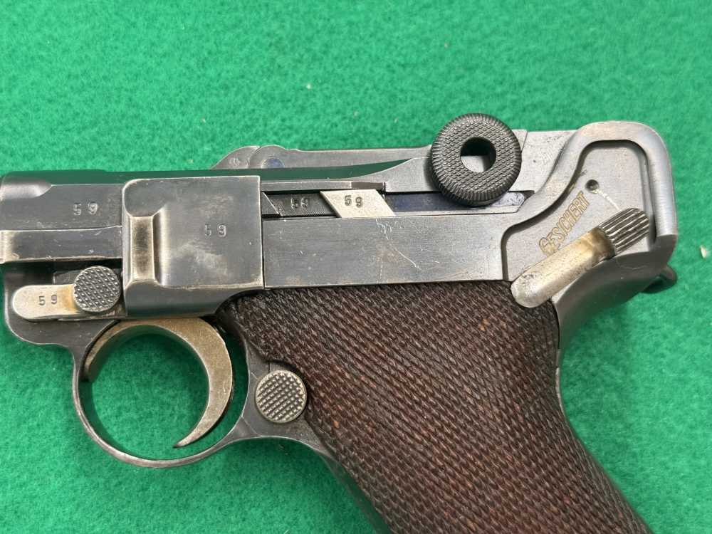 SN 59 1936 Mauser P.08 Luger S/42 9mm Luger-img-2