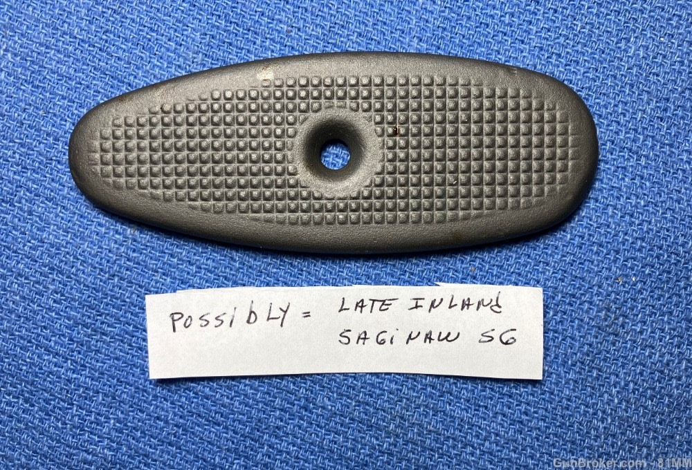 M1 Carbine. Buttplate. Possibly late, Inland & Saginaw. WWII. M2-img-0