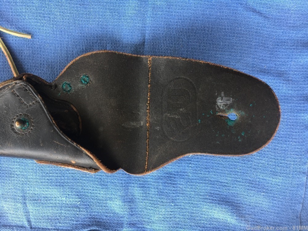 M1911. M1911A1. Leather holster.  BUCHELMER.  USGI-img-6