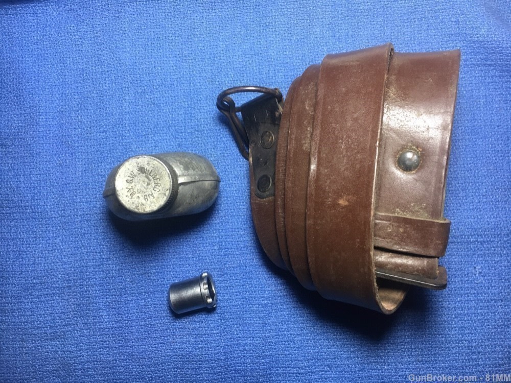 AK 47 parts. Sling, Oil bottle, Mag pouch & blank adapter.-img-1