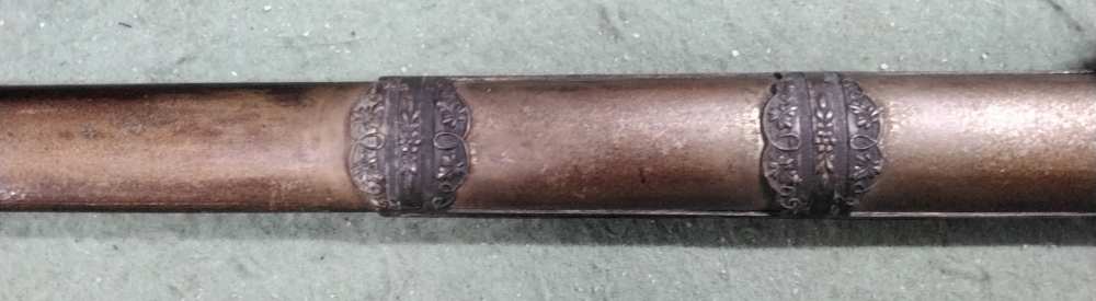 Pettibone Bros Knights Templar Sword Named Norman Wilson Memento Mori-img-15