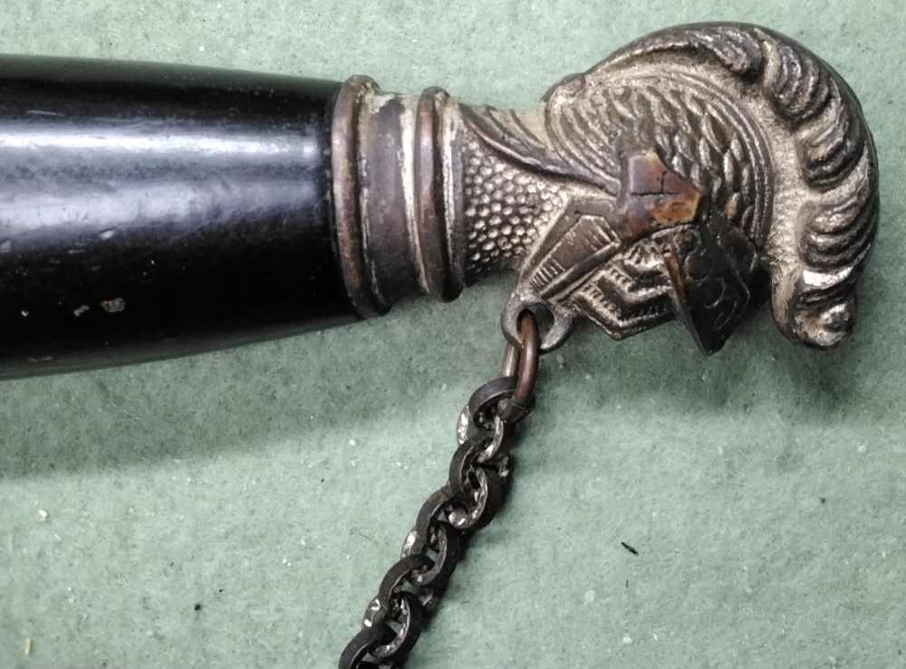Pettibone Bros Knights Templar Sword Named Norman Wilson Memento Mori-img-2