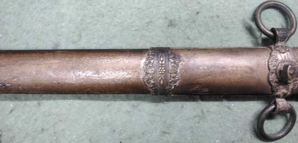 Pettibone Bros Knights Templar Sword Named Norman Wilson Memento Mori-img-13