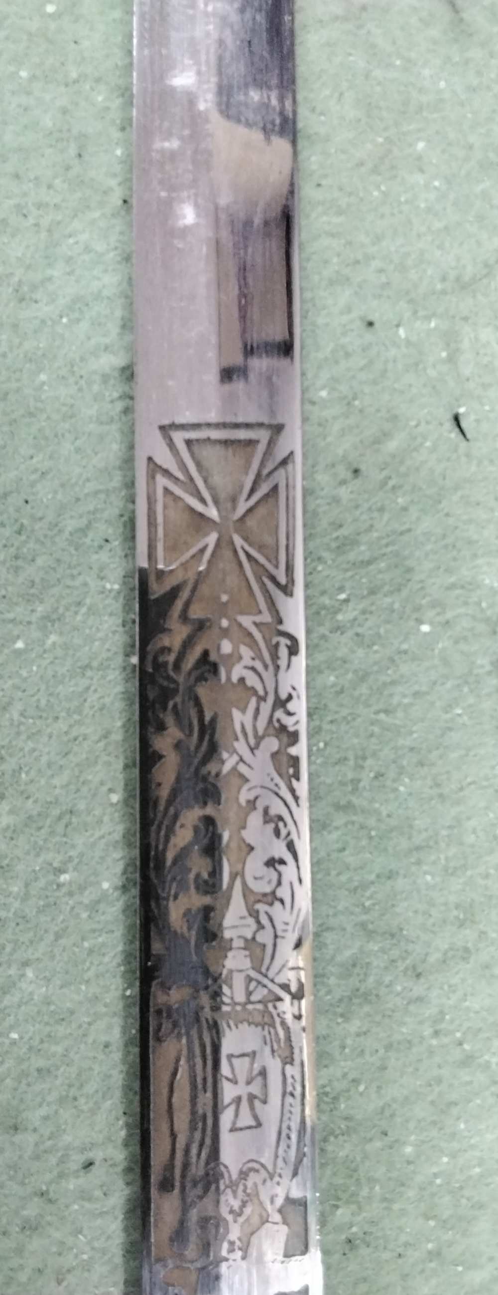 Pettibone Bros Knights Templar Sword Named Norman Wilson Memento Mori-img-26