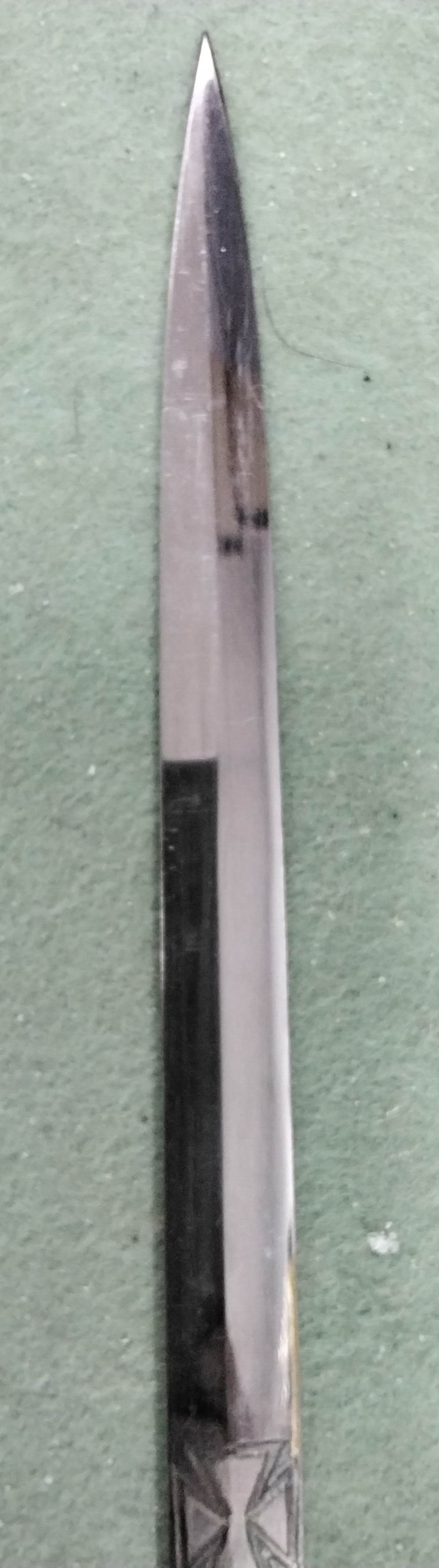 Pettibone Bros Knights Templar Sword Named Norman Wilson Memento Mori-img-36