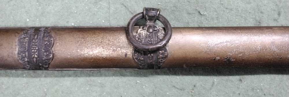 Pettibone Bros Knights Templar Sword Named Norman Wilson Memento Mori-img-14