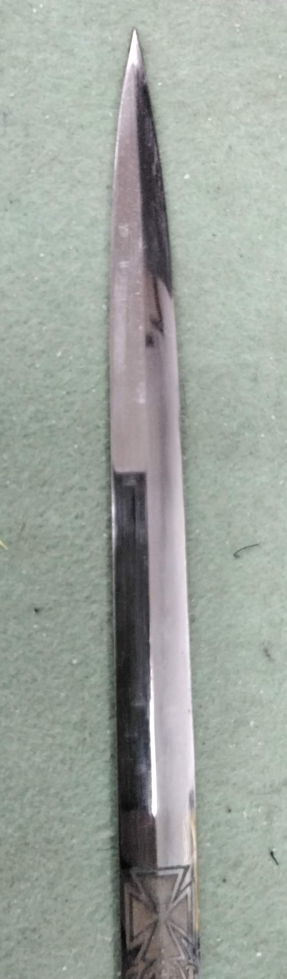 Pettibone Bros Knights Templar Sword Named Norman Wilson Memento Mori-img-27