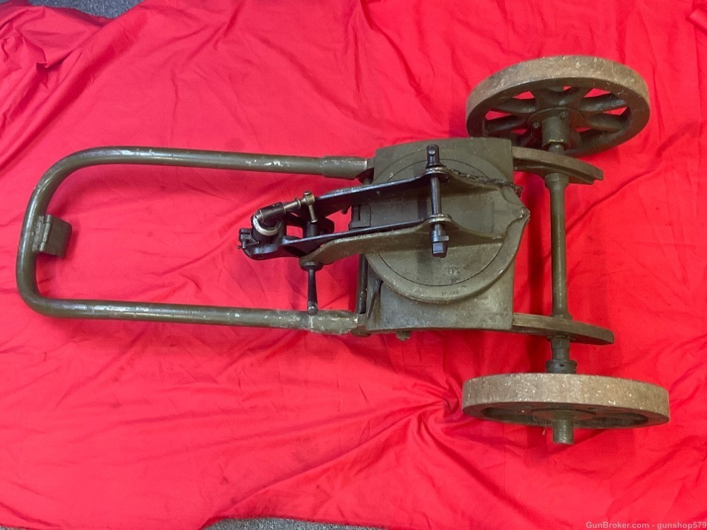 Russian Soviet USSR 1910 MAXIM Wheeled Carriage Mount Belt Fed 7.62x54-img-0