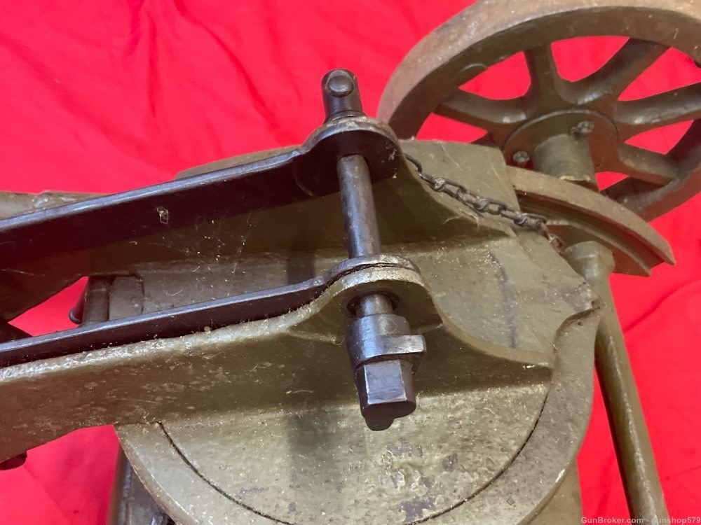 Russian Soviet USSR 1910 MAXIM Wheeled Carriage Mount Belt Fed 7.62x54-img-2