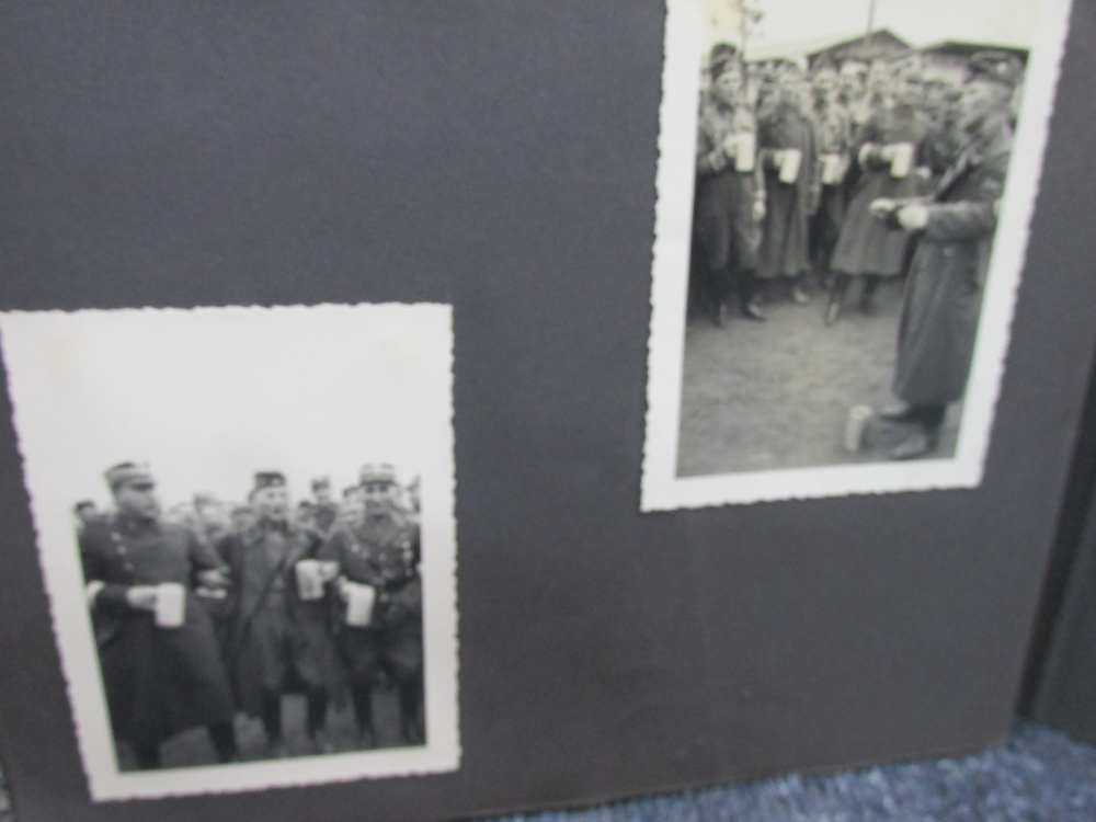 WWII ERA GERMAN PHOTO ALBUM WITH 50 PICTURES & 1938 SA 1938 TICKET-img-5