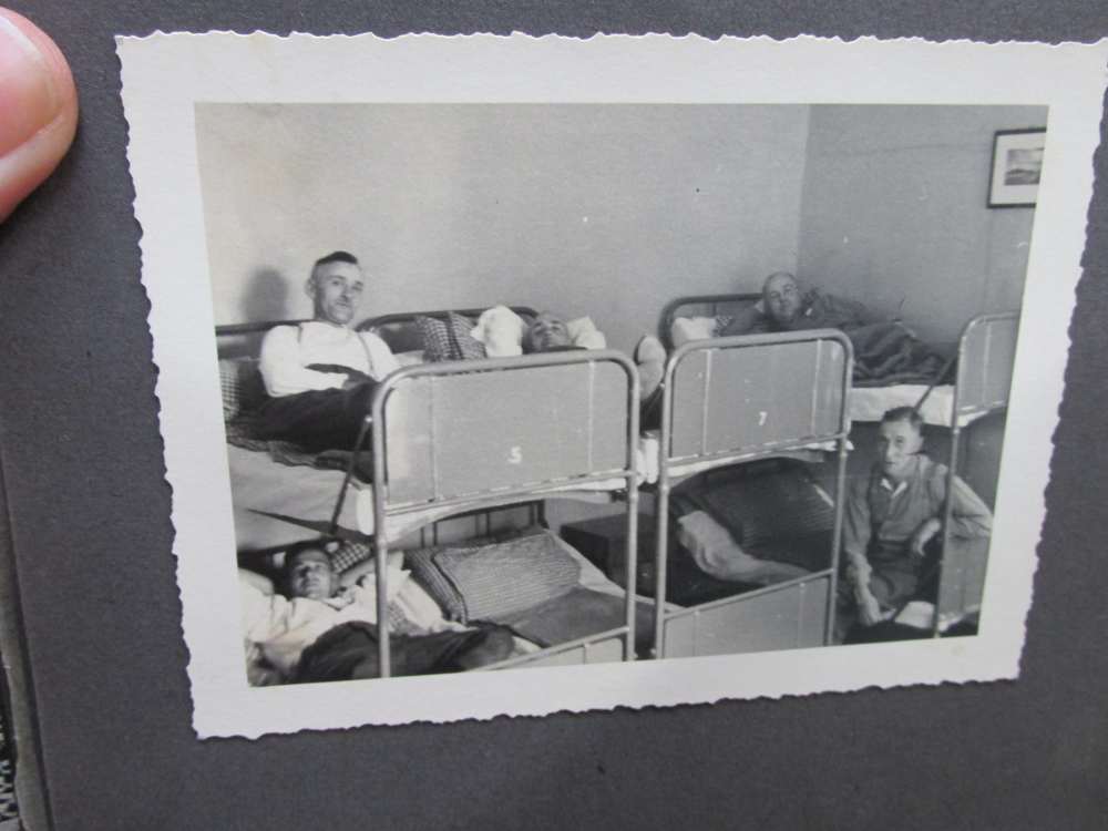 WWII ERA GERMAN PHOTO ALBUM WITH 50 PICTURES & 1938 SA 1938 TICKET-img-11
