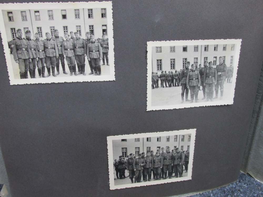 WWII ERA GERMAN PHOTO ALBUM WITH 50 PICTURES & 1938 SA 1938 TICKET-img-15
