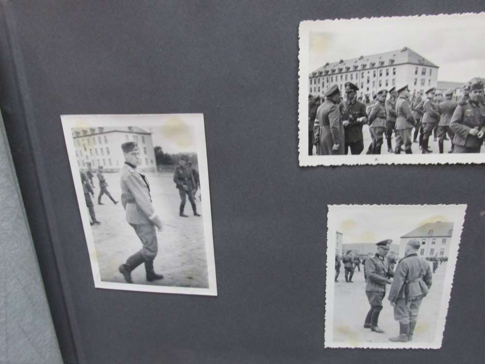 WWII ERA GERMAN PHOTO ALBUM WITH 50 PICTURES & 1938 SA 1938 TICKET-img-16