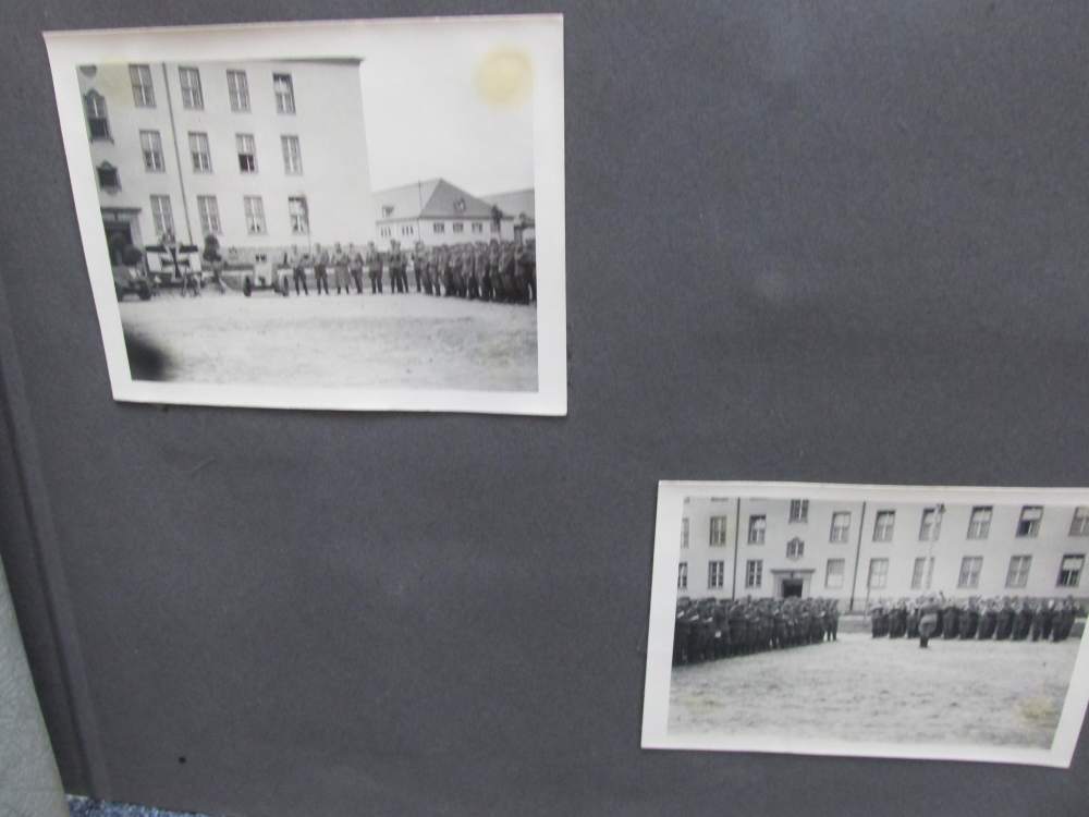WWII ERA GERMAN PHOTO ALBUM WITH 50 PICTURES & 1938 SA 1938 TICKET-img-14