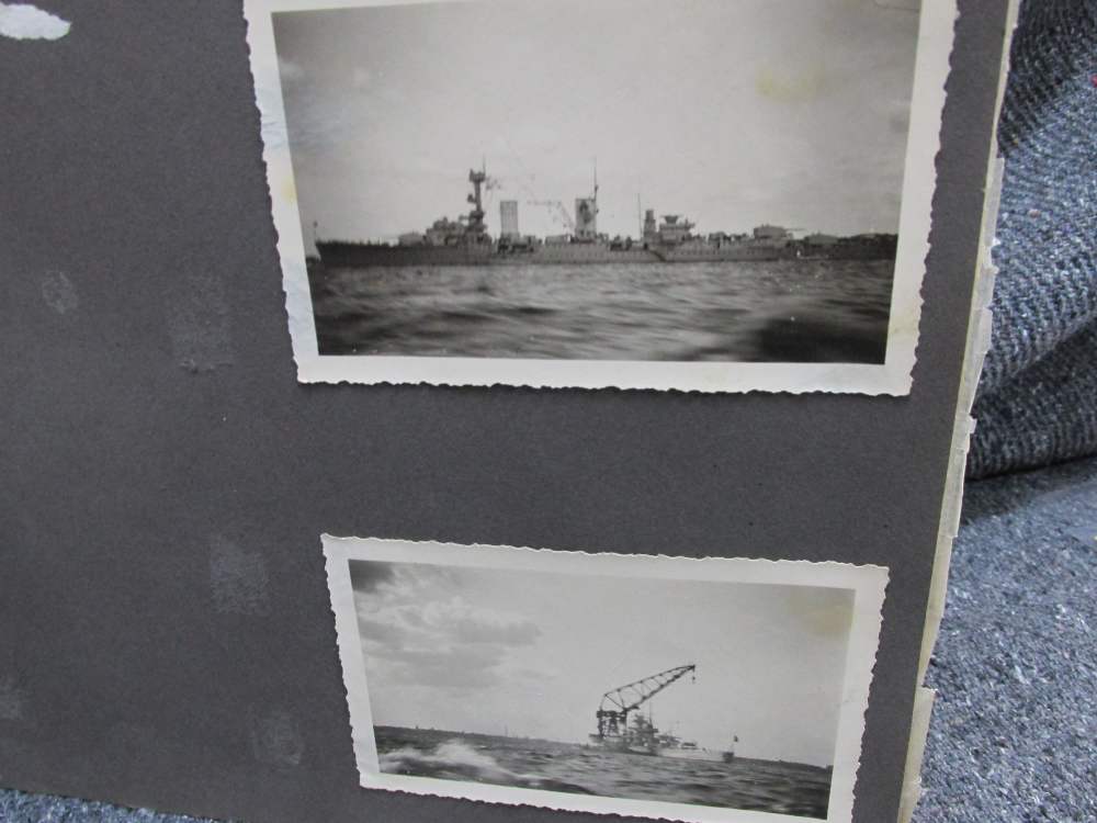 WWII ERA GERMAN PHOTO ALBUM WITH 50 PICTURES & 1938 SA 1938 TICKET-img-21