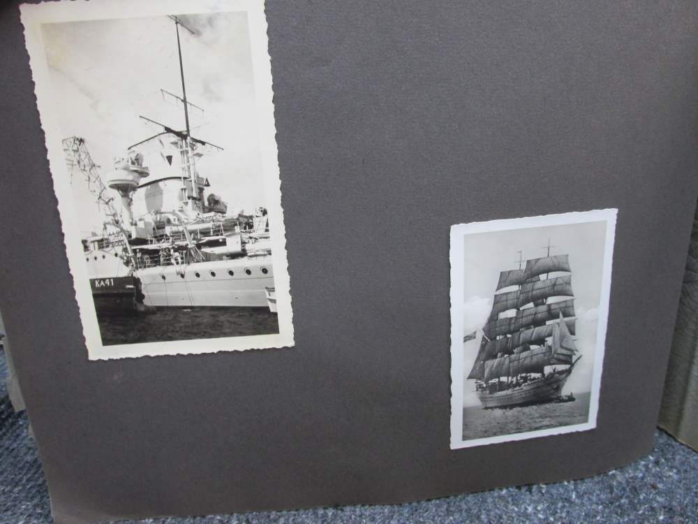 WWII ERA GERMAN PHOTO ALBUM WITH 50 PICTURES & 1938 SA 1938 TICKET-img-22