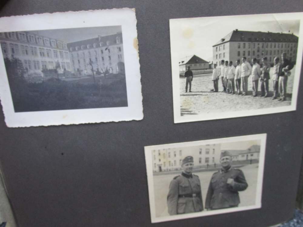 WWII ERA GERMAN PHOTO ALBUM WITH 50 PICTURES & 1938 SA 1938 TICKET-img-18