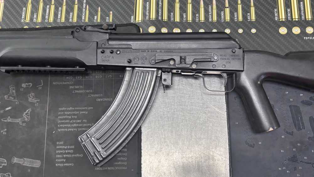 Izhmash Saiga Russian AK47 w/1mag RAMC import with floating scope mount -img-7