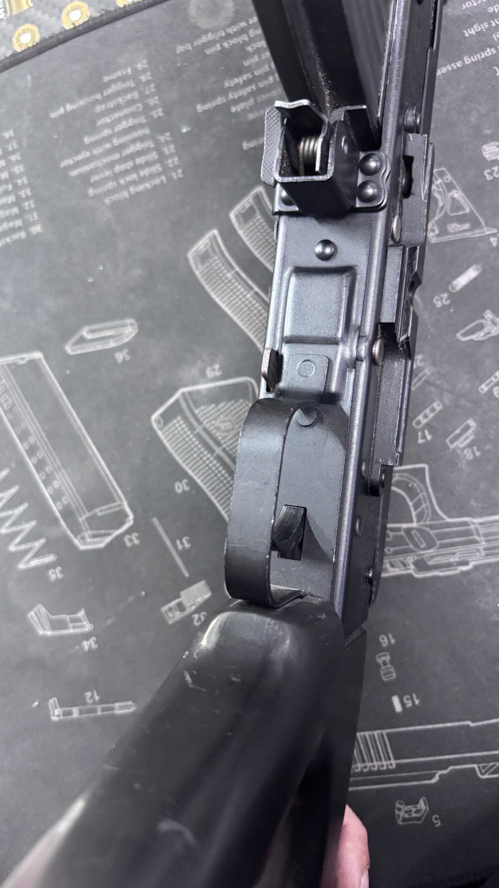 Izhmash Saiga Russian AK47 w/1mag RAMC import with floating scope mount -img-14