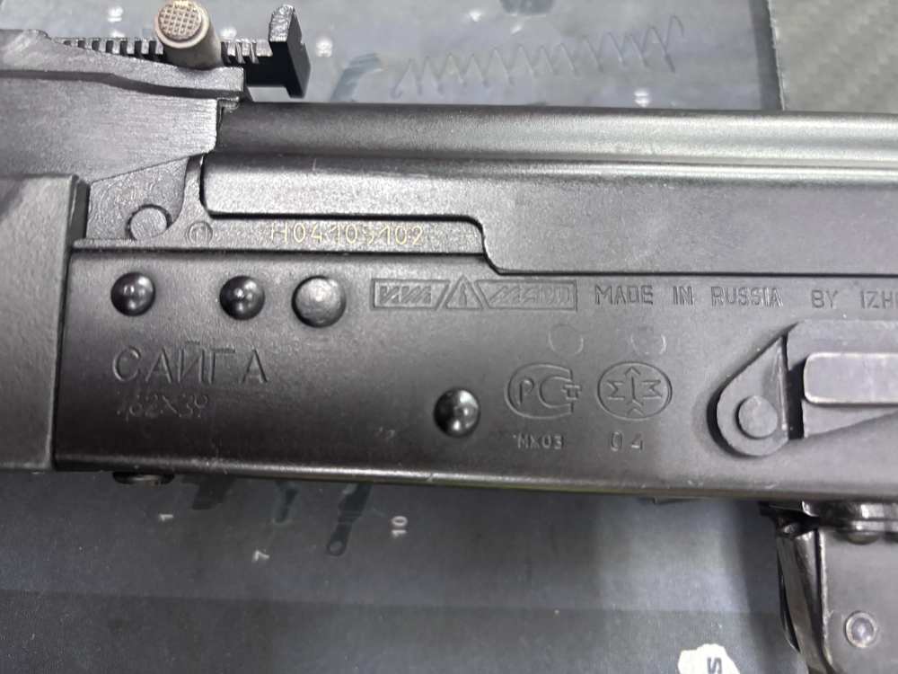 Izhmash Saiga Russian AK47 w/1mag RAMC import with floating scope mount -img-63
