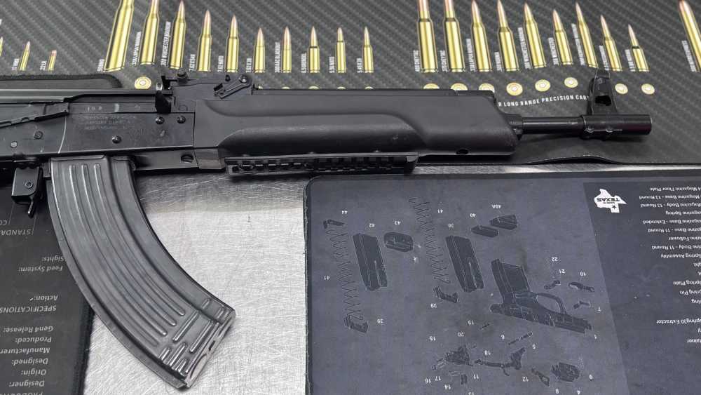 Izhmash Saiga Russian AK47 w/1mag RAMC import with floating scope mount -img-5