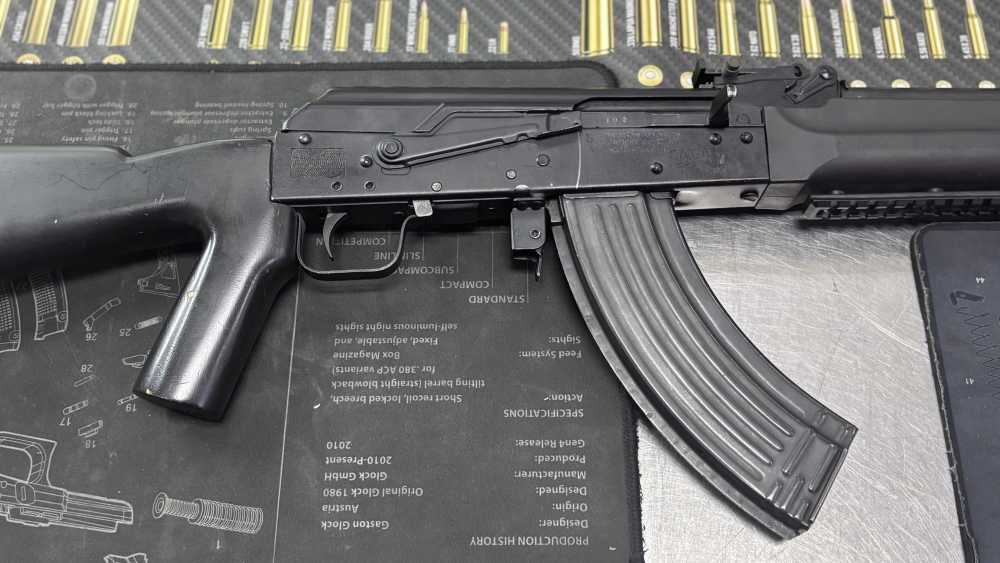Izhmash Saiga Russian AK47 w/1mag RAMC import with floating scope mount -img-3