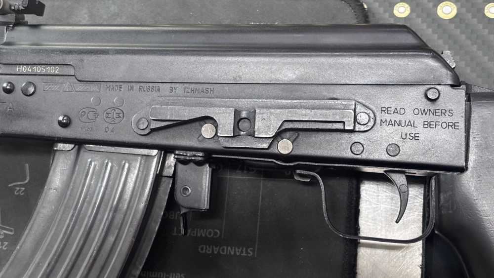 Izhmash Saiga Russian AK47 w/1mag RAMC import with floating scope mount -img-42