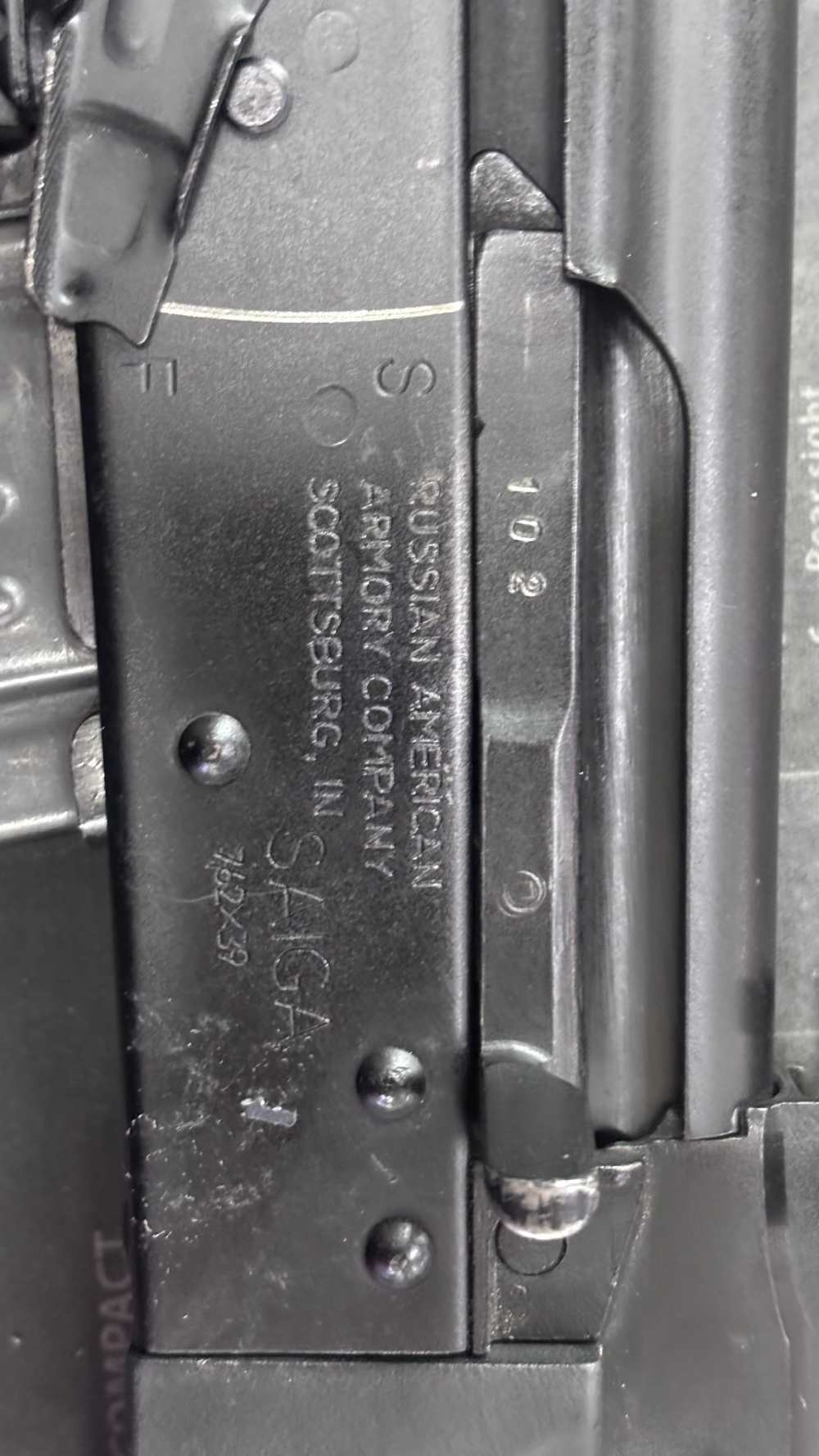 Izhmash Saiga Russian AK47 w/1mag RAMC import with floating scope mount -img-26