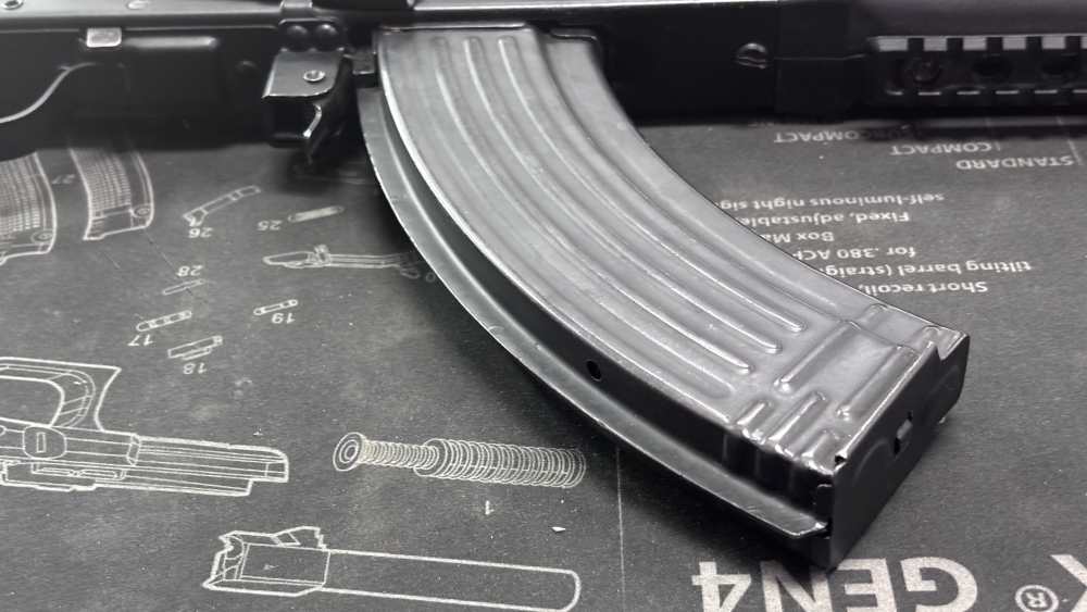 Izhmash Saiga Russian AK47 w/1mag RAMC import with floating scope mount -img-33