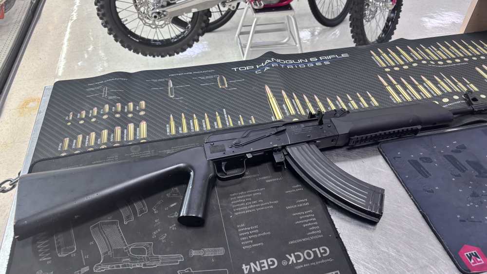 Izhmash Saiga Russian AK47 w/1mag RAMC import with floating scope mount -img-1