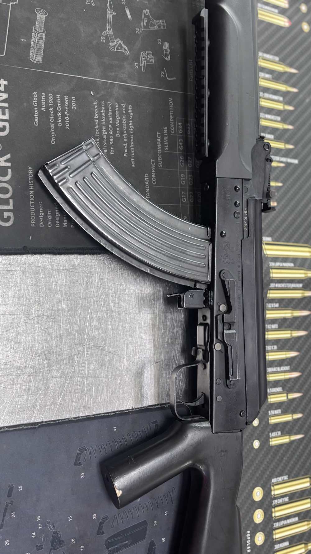 Izhmash Saiga Russian AK47 w/1mag RAMC import with floating scope mount -img-6