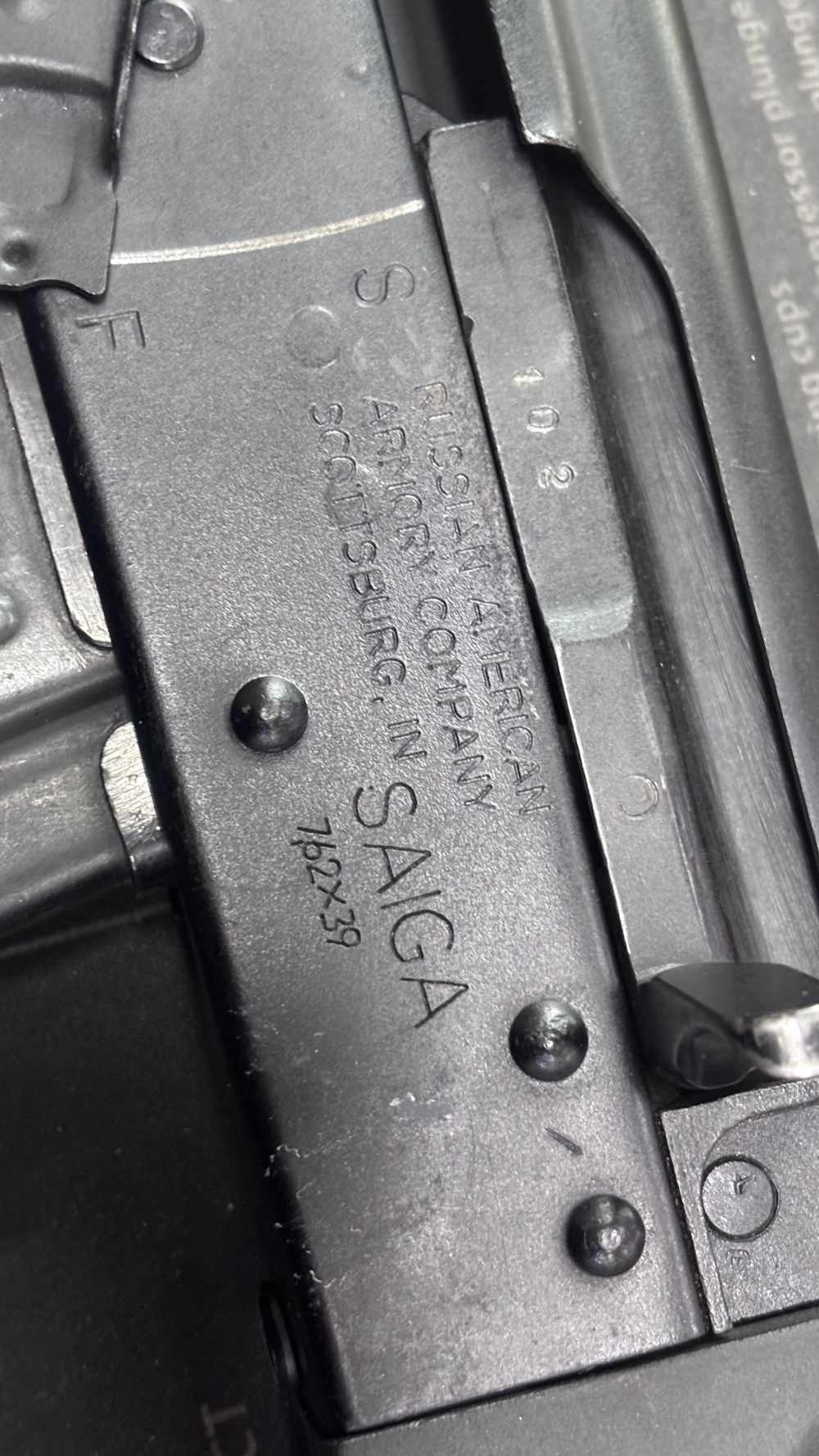 Izhmash Saiga Russian AK47 w/1mag RAMC import with floating scope mount -img-25