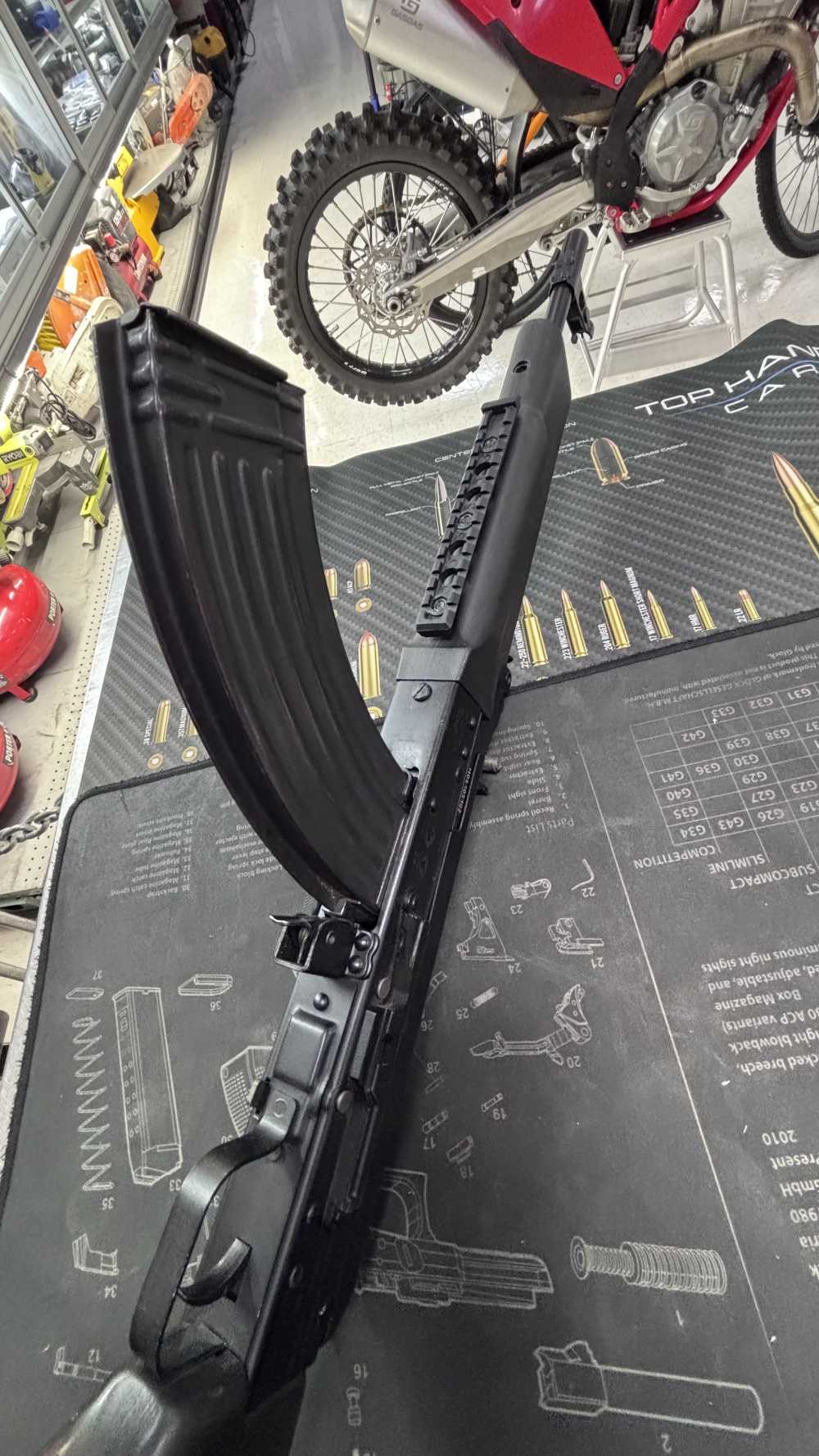 Izhmash Saiga Russian AK47 w/1mag RAMC import with floating scope mount -img-17