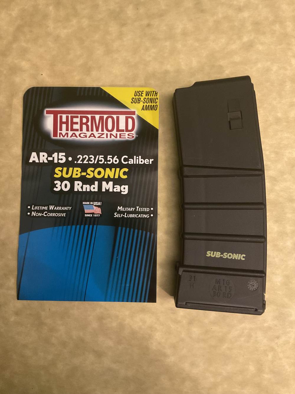 AR15 SUBSONIC MARKED 30 Round Mag For 300 Blackout Combined Shipping!!-img-0