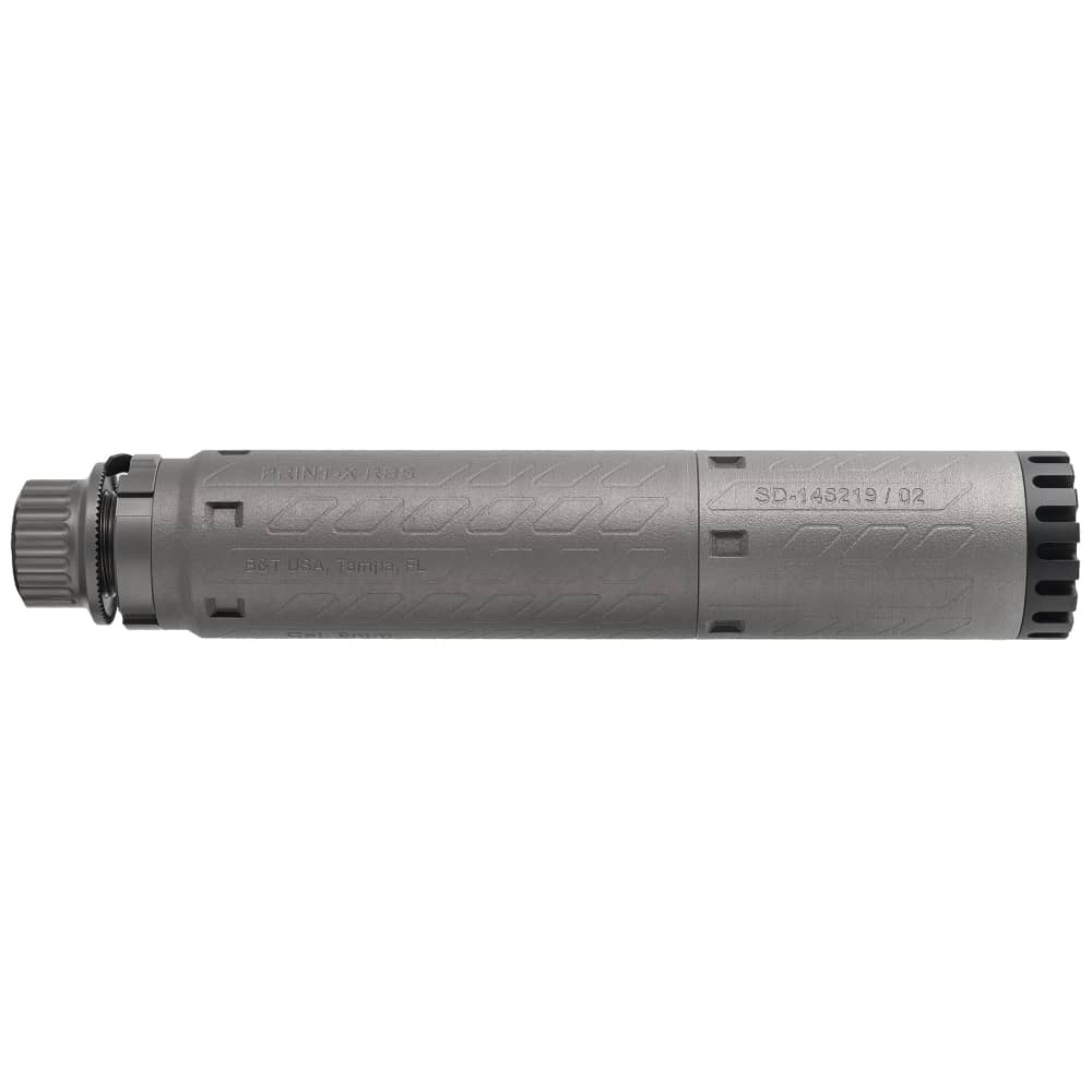 B&T SMG-M SQD 9MM Suppressor Modular 6.1"/9.2" 3D-Printed Titanium 3-lug QD-img-0